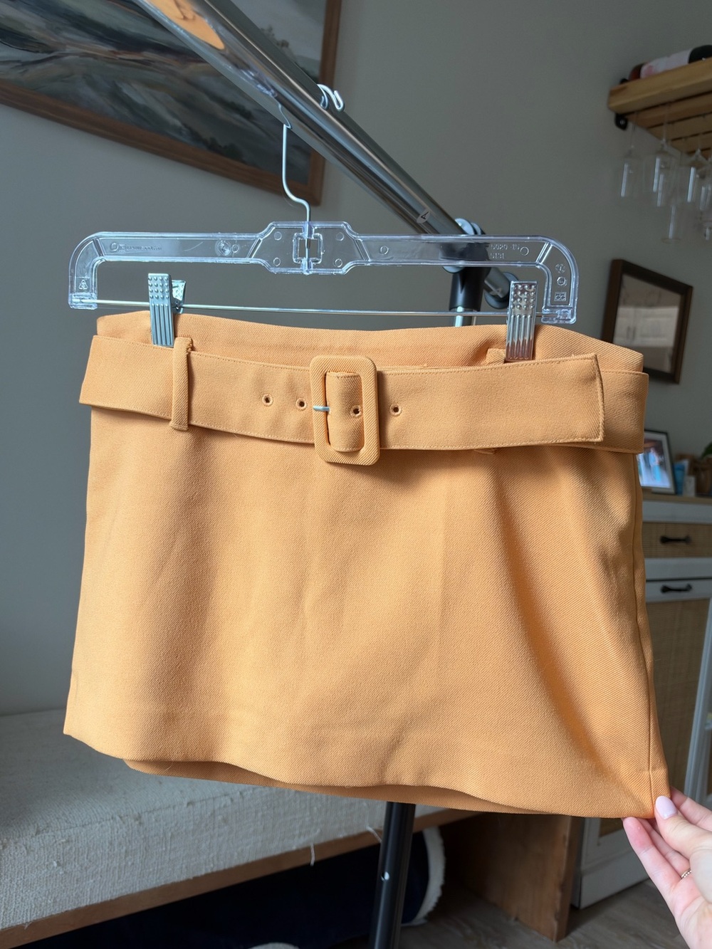 Express Orange/Tan Skort